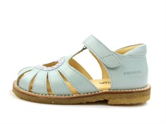 Angulus mint sandal med hjerte og glitter